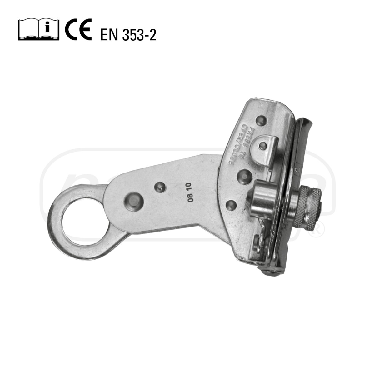 Línea de vida vertical con cuerda de 12 mm y bloqueador automático Patacho LI-266/KIT2 2