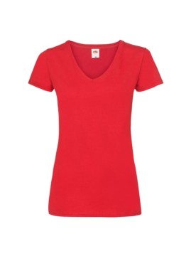 Camiseta de manga corta cuello pico para mujer LADIES VALUEWEIGHT V-⁠NECK T 61398 Fruit of the Loom