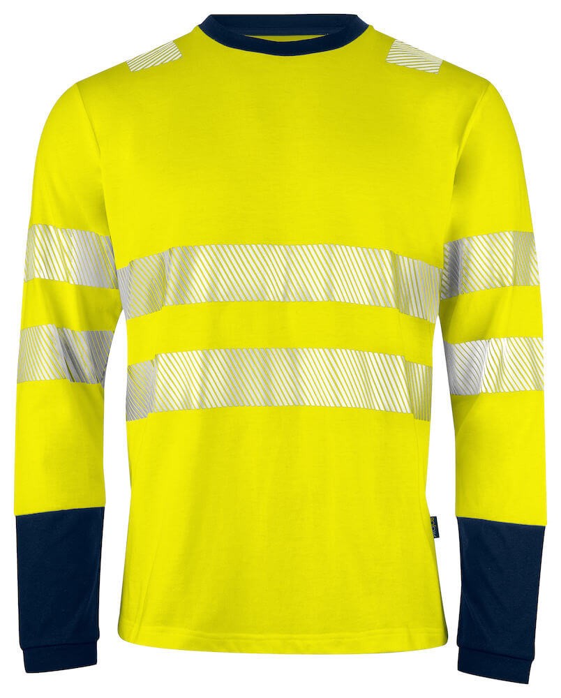 Camiseta de manga larga de alta visibilidad EN ISO 20471 - Clase 3/2 Projob 6014