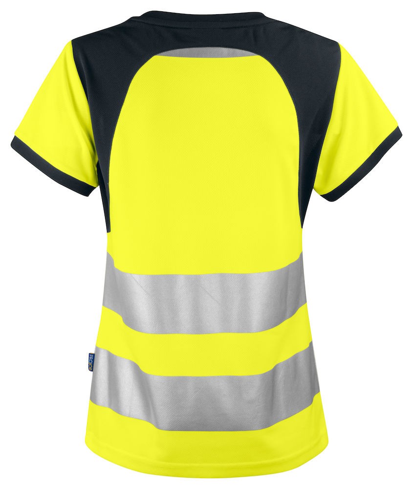 Camiseta para mujer de alta visibilidad EN ISO 20471 Clase 2 Projob 6012 1