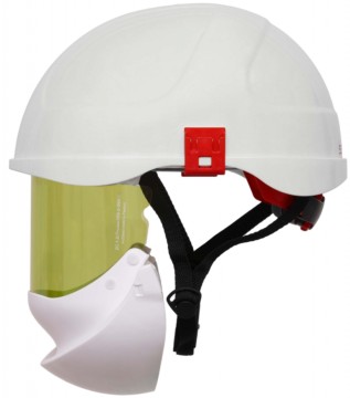 Kit de casco y visor para trabajos de arco eléctrico Irudek Secra II
