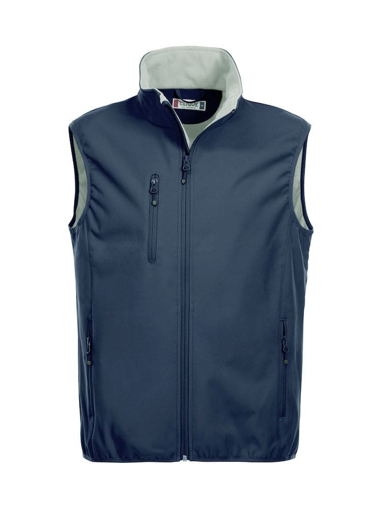 Chaleco con bolsillos Basic Softshell Vest 20911 Clique