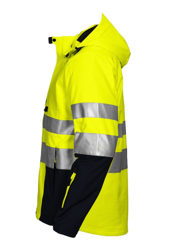 Chaqueta Softshell acolchada de alta visibilidad EN ISO 20471 Clase 3/2 Projob 6420 3
