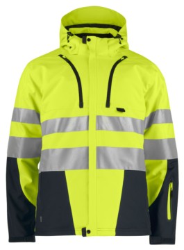Chaqueta Softshell acolchada de alta visibilidad EN ISO 20471 Clase 3/2 Projob 6420