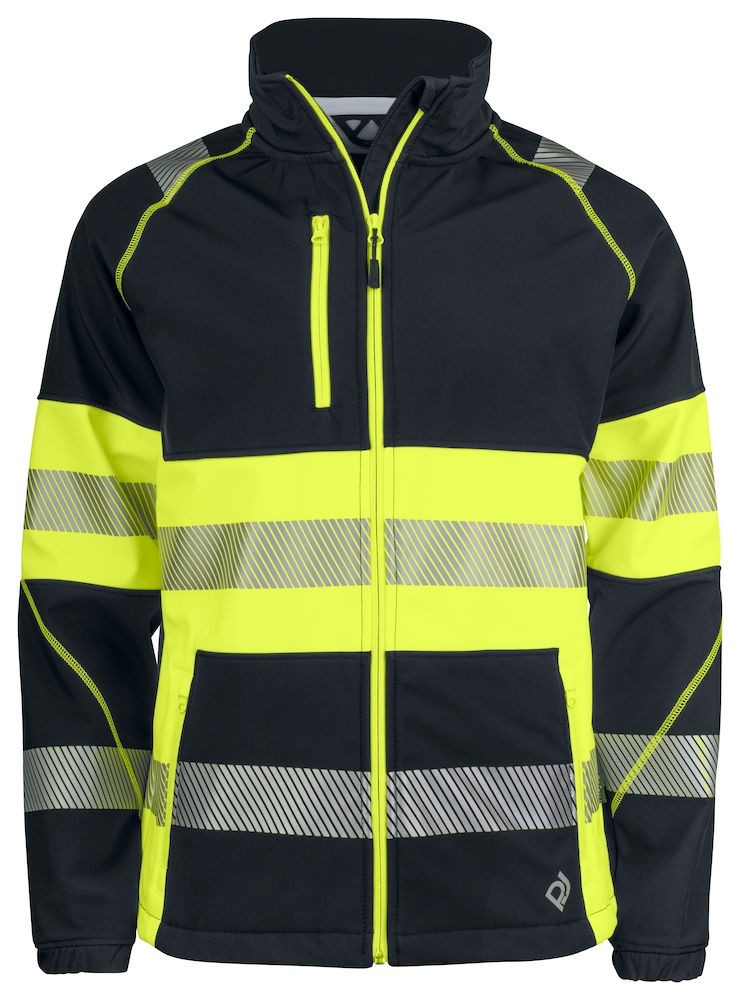 Chaqueta softshell de visibilidad EN ISO 20471 Clase 1 Projob 6443