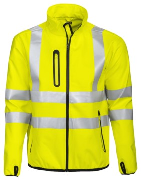 Chaqueta softshell de alta visibilidad EN ISO 20471 - Clase 3 Projob 6412