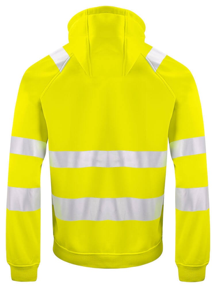 Chaqueta con capucha y cremallera de alta visibilidad económica EN ISO 20471 - Clase 3/2 Projob 6132 1