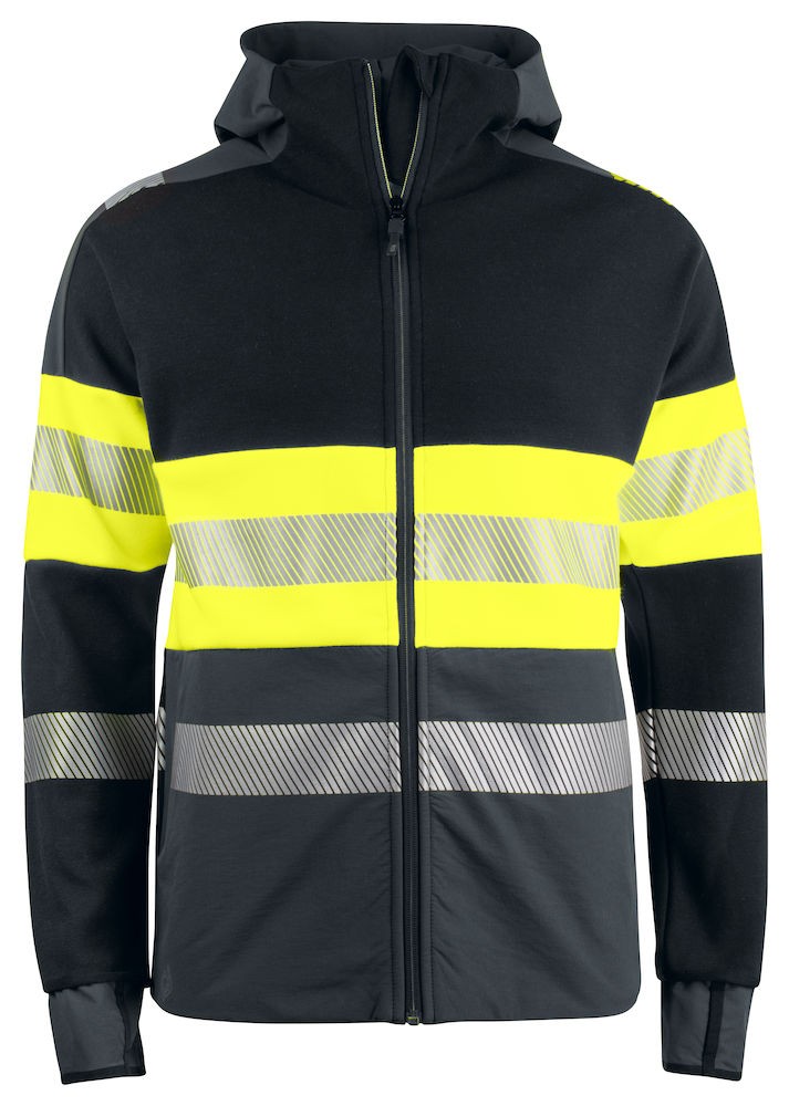 Chaqueta con cremallera completa de alta visibilidad EN ISO 20471 Clase 1 Projob 6122