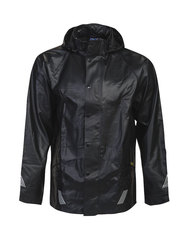 Chaqueta de lluvia con capucha extraíble Projob 4430