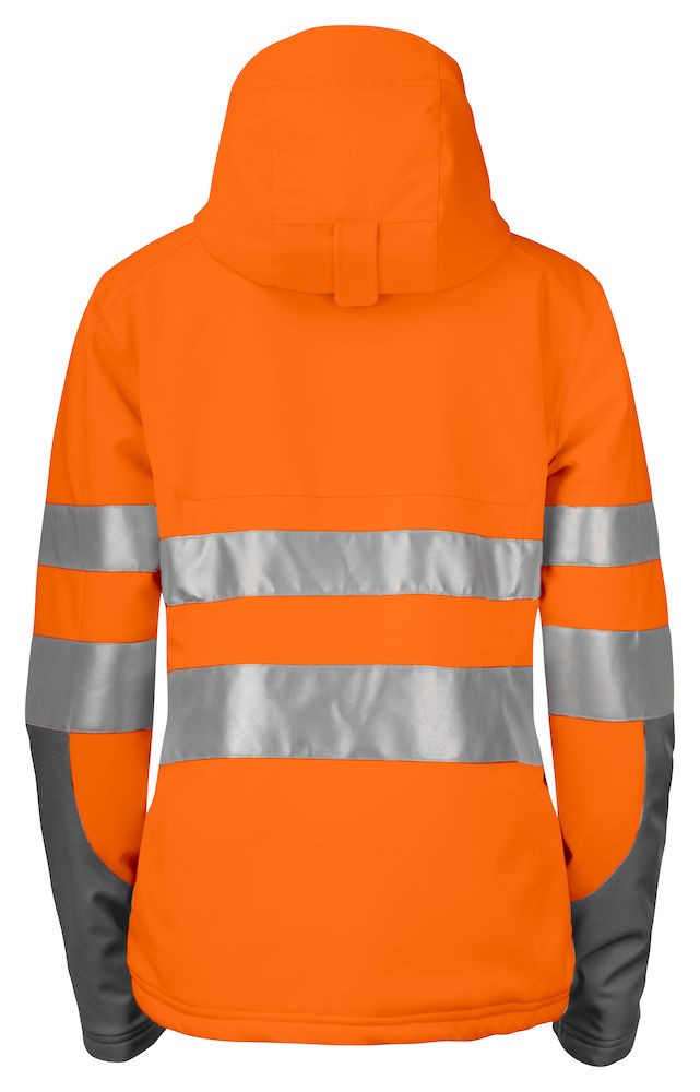 Chaqueta softshell acolchada para mujer de alta visibilidad EN ISO 20471 – Clase 3/2 Projob 6424 1