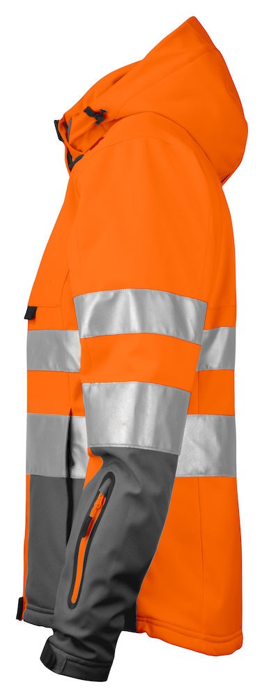 Chaqueta softshell acolchada para mujer de alta visibilidad EN ISO 20471 – Clase 3/2 Projob 6424 3