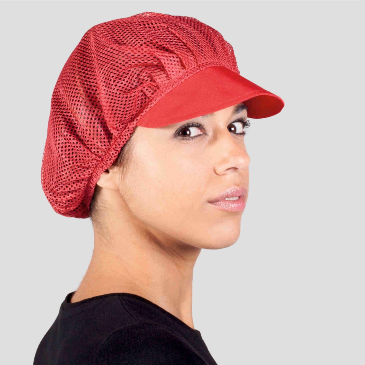 Cofia de rejilla y visera de color Garys 416000