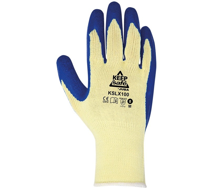 Guantes de nylon recubiertos de nitrilo para ambientes aceitados