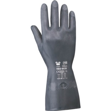 Guantes neopreno-látex negros JUBA 321CB