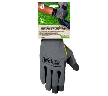 Guantes de piel sintética contra riesgo mecánico para herramientas motorizadas JUBA HG270GY GARDEN