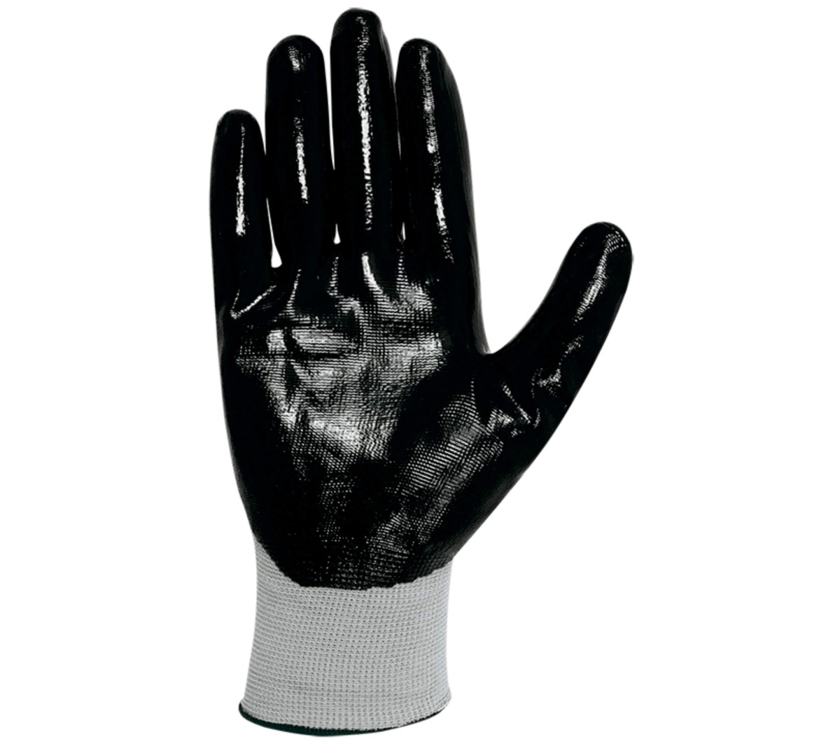 Guantes de nylon recubiertos de nitrilo para ambientes aceitados contra riesgo mecánico JUBA B115151 ECO-NIT 1