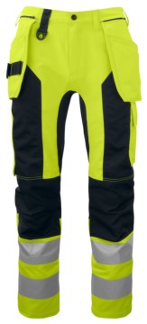 Pantalón de alta visibilidad EN ISO 20471 - Clase 2 con tejido elástico Projob 6513