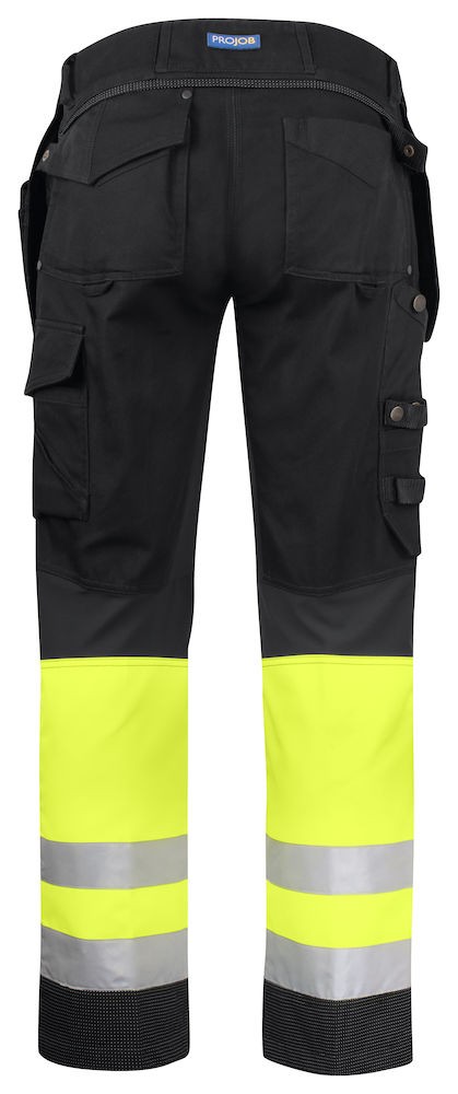 Pantalón de alta visibilidad con tejido elástico EN ISO 20471 Clase1 Projob 6524 1