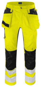Pantalón elástico de alta visibilidad económico EN ISO 20471 - Clase 2 Projob 6570