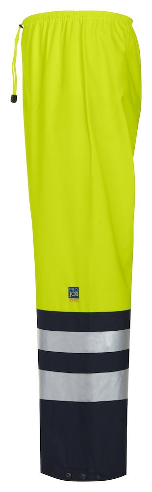 Pantalón impermeable bicolor de alta visibilidad EN ISO 20471 Clase 2 Projob 6504 3