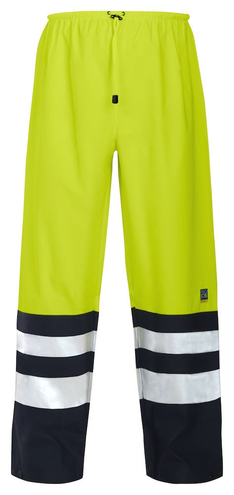 Pantalón impermeable bicolor de alta visibilidad EN ISO 20471 Clase 2 Projob 6504