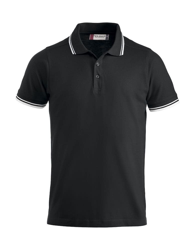 Polo con contraste en cuello/mangas Amarillo 28219 Clique