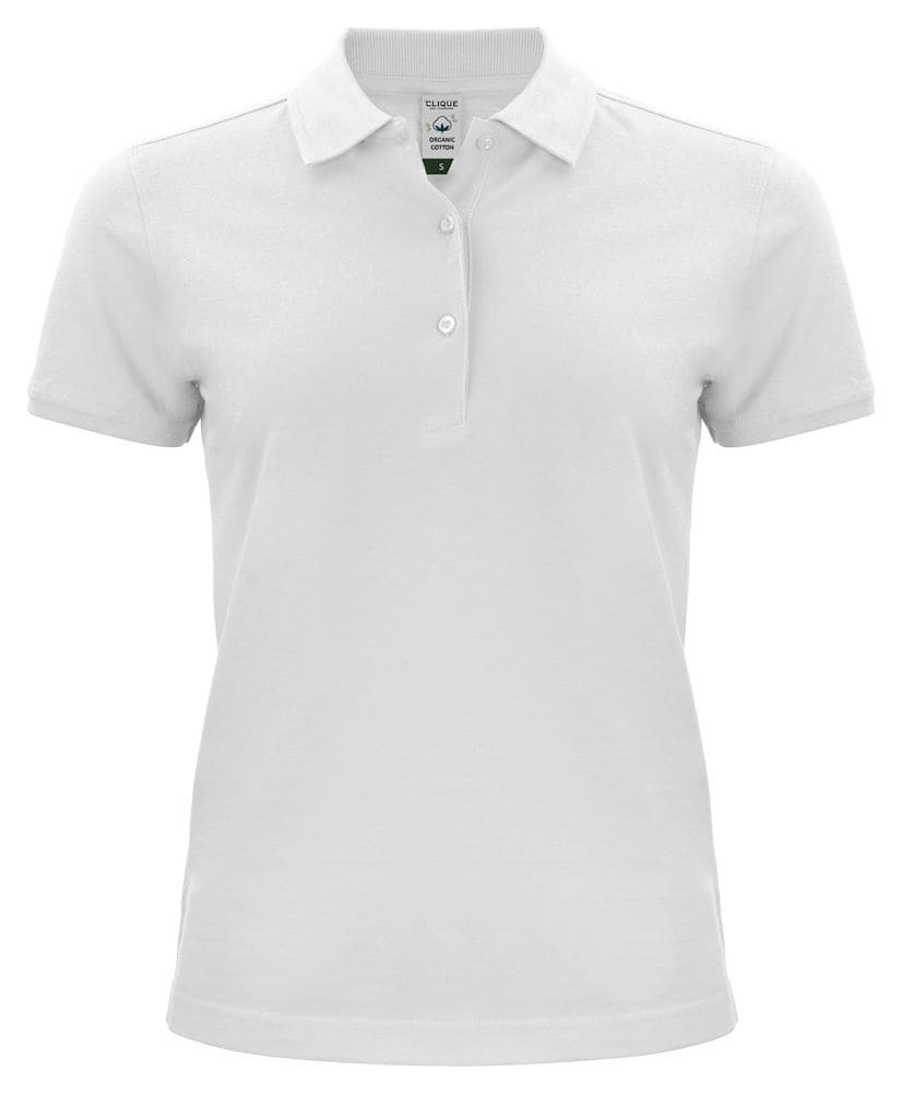 Polo de algodón orgánico para mujer Classic OC Polo Ladies 28265 Clique