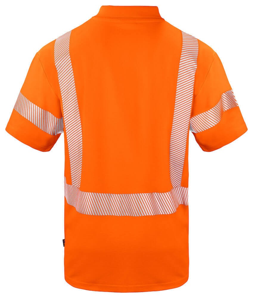 Polo Piqué de algodón de alta visibilidad EN ISO 20471 - Clase 3/2 Projob 6015 1