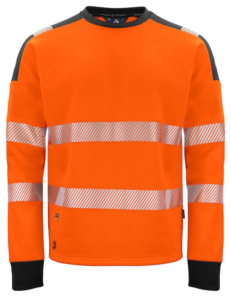 Sudadera con cremallera completa de alta visibilidad EN ISO 20471 - Clase 3/2 Projob 6109