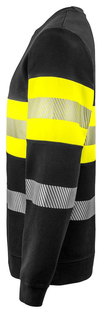 Sudadera de cuello redondo de alta visibilidad EN ISO 20471 - Clase 1 Projob 6129 3