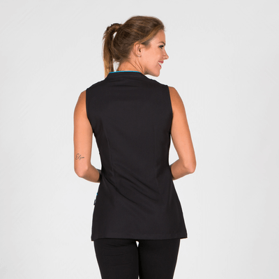 Blusa mujer sin mangas cuello tirilla BEGONIA Garys 6348 1