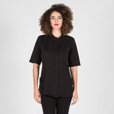 Blusa mujer manga al codo y cierre lateral en cuello GARDENIA Garys 6353