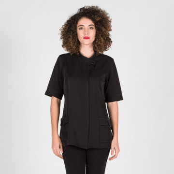 Blusa mujer manga al codo y cierre lateral en cuello GARDENIA Garys 6353